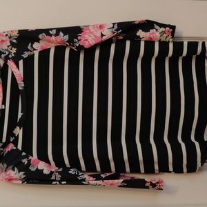 Medium Black floral shirt